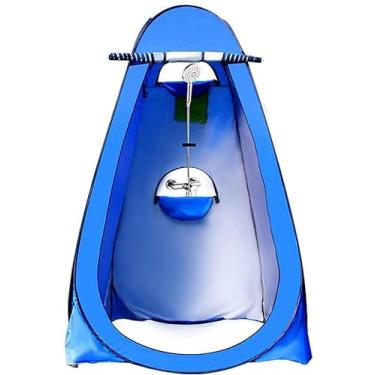 Imagem de Barraca de chuveiro de privacidade pop-up Tenda de banheiro portátil ao ar livrePara camping praia - Fácil configuração Dobrável com bolsa de transporte Casa feliz (C 150 * 150 * 190) belas paisagens