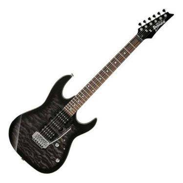 Imagem de Guitarra Elétrica Ibanez Grx 70 Qa Tks Série Gio Black Sb