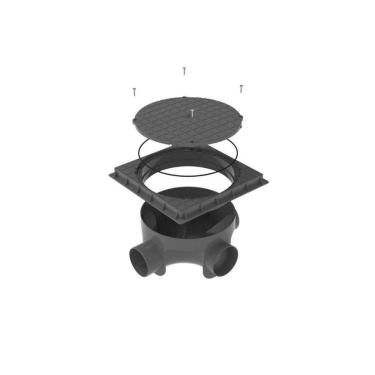 Imagem de Caixa Inspecao E Passagem Esgoto 10 X 20 X 30cm - Krona