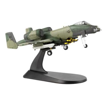 Imagem de HANGHANG 1:100 Military Model Plane A-10 Thunderbolt II Warthog Alloy Fighter Plane Model,Model Airplane for Collection and Gift (Camouflage Paint).