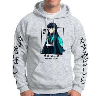 Imagem de Moletom Demon Slayer Hoodies Tanjiro Kamado Blusa De Frio Em Algodão Com Capuz-Unissex