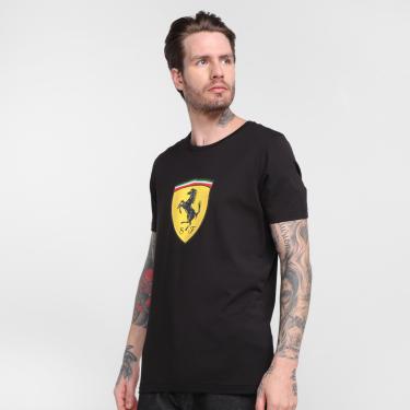 Imagem de Camiseta Puma Ferrari Race Colored Big Shield Masculina-Masculino