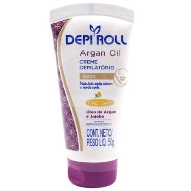 Imagem de Creme Depilatório pra Buço DepiRoll – Creme Depilatório Óleo de Argan e Jojoba 50g-Feminino