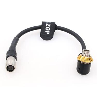 Imagem de ZBLZGP Cabo de extensão Hirose de ângulo reto 20 pinos para controle de lente servo para Canon 18-80/70-200 mm 15.2 cm