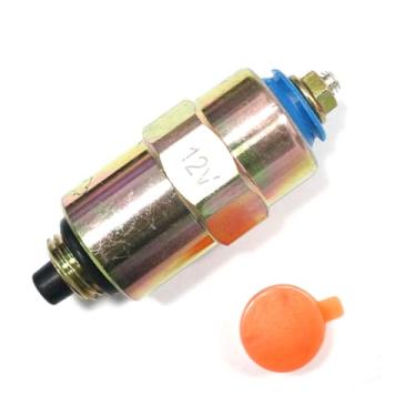 Imagem de DELEYAPARS 83981012 Solenoide de desligamento de combustível 12V 7167-620B para New Holland Ford 675E TS100 555E TS110 655E 575E TS115 655E HW320 555E 4610N TS90 575E 675E