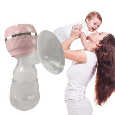 Imagem de Bomba de Tirar Leite Materno Extratora Bateria Eletrica Amamentação Recarregavel USB Mamadeira Massagem Portatil