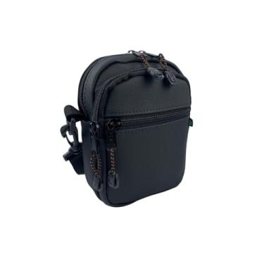 Imagem de Shoulder Bag Mini Bolsa Alça De Ombro Transversal Tiracolo Sintético Preto ART MANIA