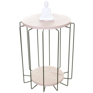 Imagem de Mesa Redonda Essência a Sofisticação e e Poder da Organização Simples Verde Oliva/Legno