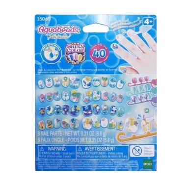 Imagem de Kit Aquabeads Refil Nail Studio Stars E Unicorns - Epoch