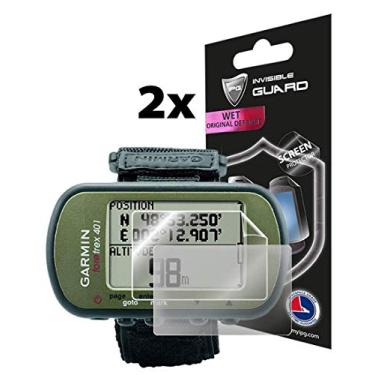 Imagem de IPG Compatível com GPS antirreflexo Garmin Foretrex 401 para caminhadas (2X) (1 protetor transparente e 1 antirreflexo) protetor de tela invisível sem bolhas