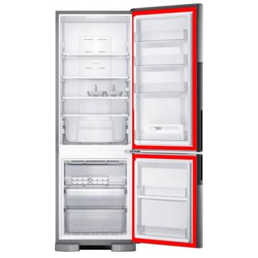 Imagem de Jogo Borracha Gaxeta Geladeira Porta E Freezer Para Brastemp BRE43 (Cinza)