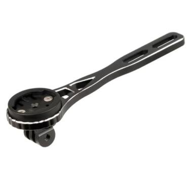 Imagem de Suporte Gps Lanterna Guidão Integrado Carbono Aluminio Forte speed mtb