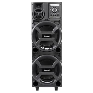 Imagem de Amvox Caixa de Som Amplificada ACA 1402 Titan Black - 1400W RMS, Bluetooth, Equalizador, USB