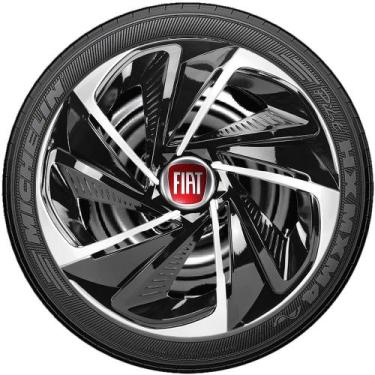 Imagem de Kit 4 Carlotas Aro 13 Nitro Fiat Strada Palio Siena Uno Argo - Elitte,