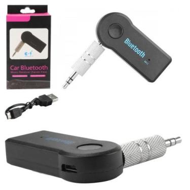 Imagem de Adaptador/receptor Bluetooth Usb Musica P2 Chamada Som Carro Car Bluet