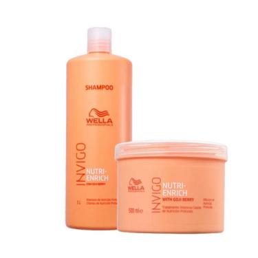 Imagem de Kit Nutri Enrich Shampoo e Máscara - Wella - Wella Professionals