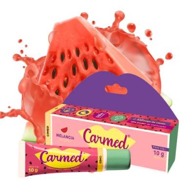 Imagem de Carmed Melancia gloss Hidratante Protetor labial - 10g - CIMED