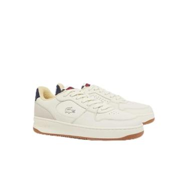 Imagem de Lacoste Conjunto de tênis masculino L001, Fora branca/chiclete, 43