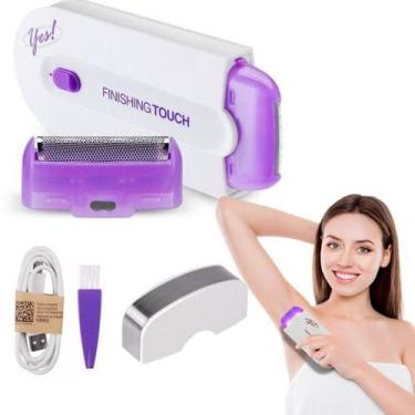 Imagem de Depilador feminino elétrico Removedor De Pelos facial corporal Yes Fin