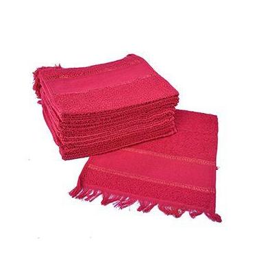 Imagem de Kit 24 Toalhas Social Perfeito Estilo, Vermelho