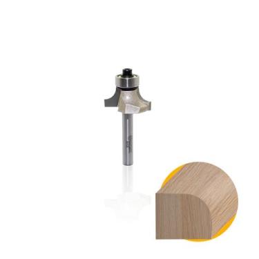 Imagem de Fresa Tupia Manual Com Rolamento Arredondar R7mm Borda - Tide Way