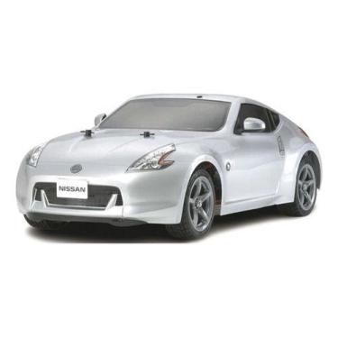 Imagem de Automodelo RC De Rua Tamyha Nissan 370Z TT01E XB 1/10 - TAMIYA, Cinza