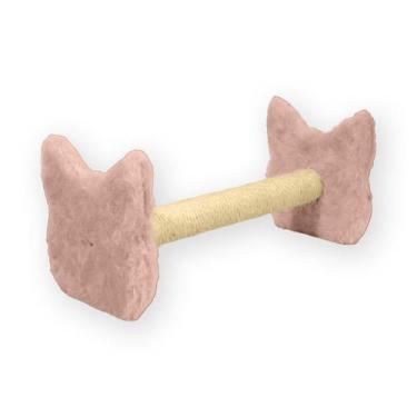 Imagem de Arranhador Para Gatos Com Sisal Poste Horizontal Cara de Gato - Miupet