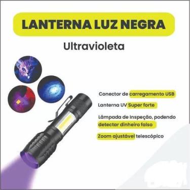 Imagem de Lanterna de Mão Luz Negra Ultra Violeta - Outros