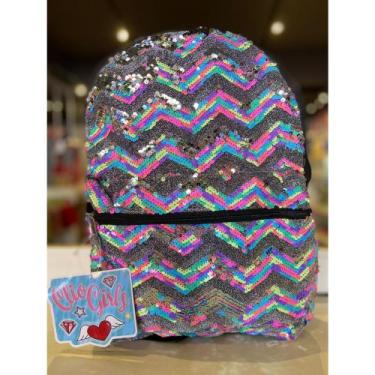 Imagem de Mochila Feminina Menina Glitter Lantejoulas Paetê Girls Clio Style, Co