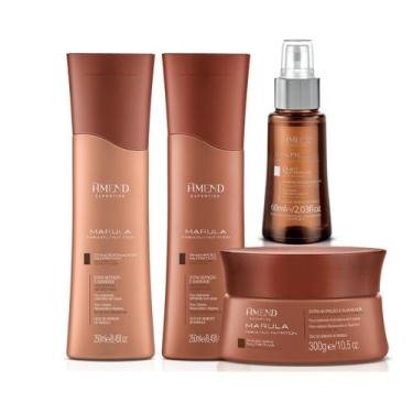 Imagem de Kit Marula Amend Expertise Shampoo Condicionador Mascara E Oleo