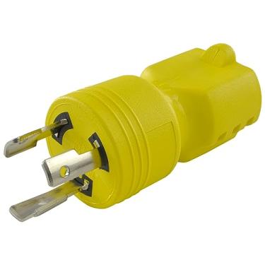Imagem de Conntek Adaptador de tomada 30123 L5-20P para 5-15/20R, amarelo