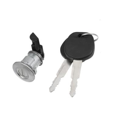 Imagem de A ABSOPRO 1 conjunto de cilindro de fechadura de porta de combustível com chaves para Toyota Tacoma para Toyota Tundra cilindro de bloqueio de tanque de combustível tampa de enchimento de combustível