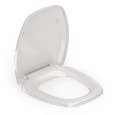 Imagem de Kit 3 Assentos Sanitário com Softclose Thema Plus Incepa Biscuit Brilh