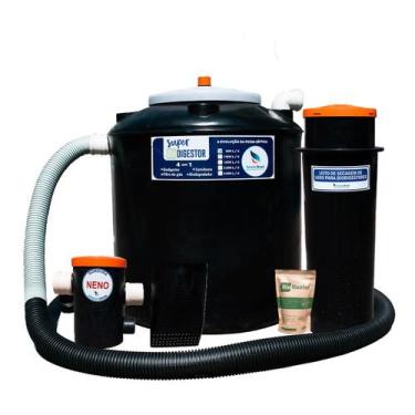Imagem de Super Biodigestor 600L/dia + Leito e Cx de Gordura 20L - Sanear Brasil