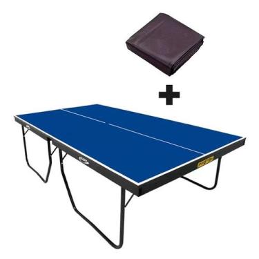 Imagem de MESA DE PING PONG MDF 25mm 1090 KLOPF + Capa Para Mesa Aberta/Montada 