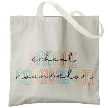 Imagem de Veqzc Sacolas de lona para conselheiros, presentes de conselheiro para mulheres, presentes de orientação, presentes para conselheiros, presentes para conselheiros, sacolas de compras reutilizáveis,