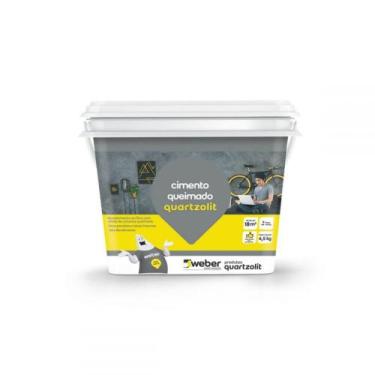 Imagem de Cimento Queimado 4,5KG Cinza Escuro Quartzolit