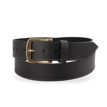 Imagem de Cinto Em Couro Masculino Casual Fivela Dourada Ajustavel - Use Young, 