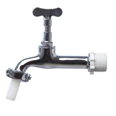 Imagem de Torneira para Jardim 1130 com Bico 1/2" ou 3/4" Metal Cromado LP - LM