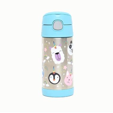 Imagem de Garrafinha Térmica Funtainer 355ml Unicórnio Colorido Thermos