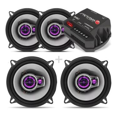 Imagem de Kit 04 Alto Falante 5 Pioneer 200w Celta 4p + Modulo Stetsom