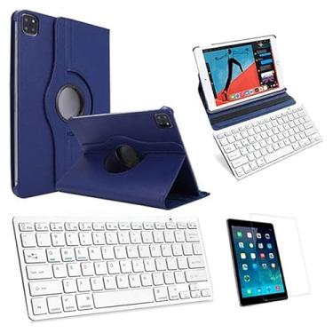 Imagem de BDNET, Capa/teclado/pel Para iPad Air 5 10,9 2022 Azul