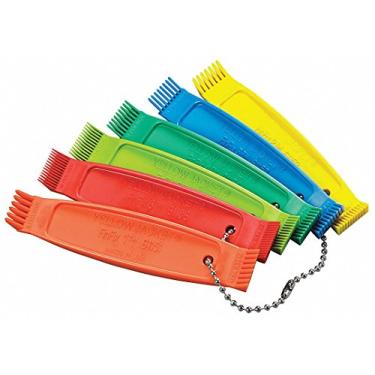 Imagem de Kit de pente de barbatana de jaqueta amarela, 8 a 20 quilhas por polegada.