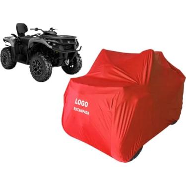 Imagem de Capa Maior Proteção Quadriciclo Can-Am Outlander Max Xt 700 (Vermelho)