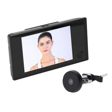 Imagem de Visualizador de Porta Digital LCD Câmera de 1 MP Tela Colorida de 3,5 Polegadas, Fácil Configuração Com Visualização 24 Horas, Acabamento Fino para Melhoria de Segurança,