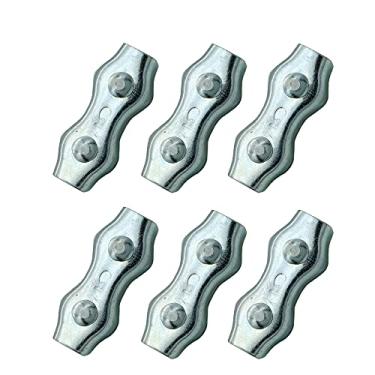 Imagem de JBT 6Pcs M5 Conectores de Corda de Poliéster, Conector de Aço Galvanizado para Fios de Cercas Elétricas (6)