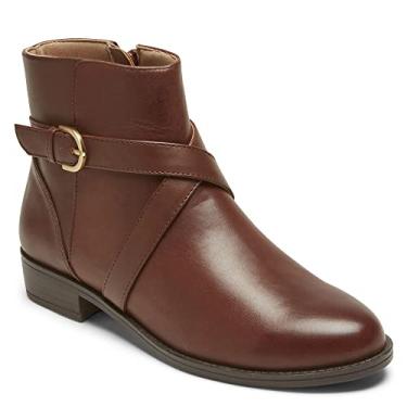 Imagem de Rockport Vicky Belt Bootie Saddle Leather 5 W (C)