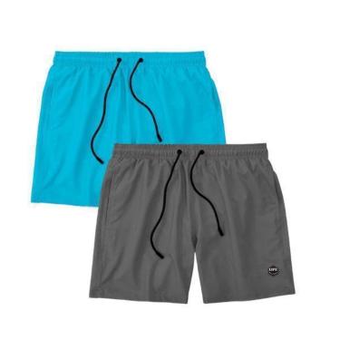 Imagem de Kit 2 Shorts Bermuda Masculino Básico Mauricinho Tactel-Masculino