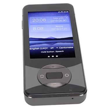 Imagem de Tradutor de Tradutor de Idioma Tradução Multidirecional Portátil 127 Languages ​​Digital Translator (Cinza)