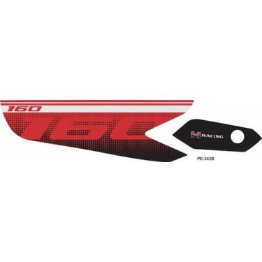 Imagem de Adesivo Protetor De Escapamento Honda Titanfan 160 Pe343b - Resitank